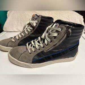 Diesel D-Velows Zipper High-Top Sneakers